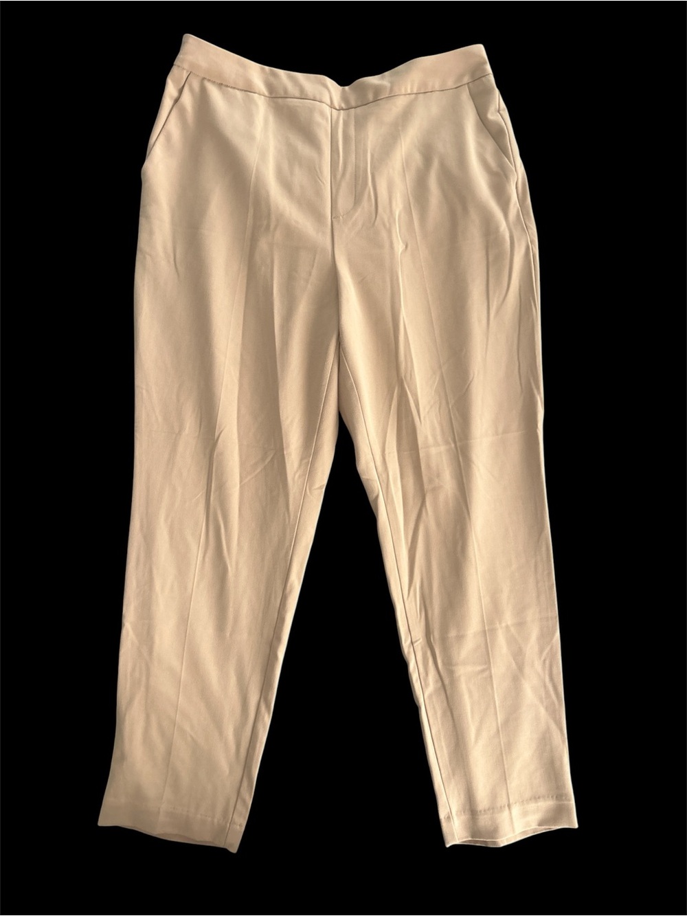 Time and Tru Cropped tan Ankle Pants